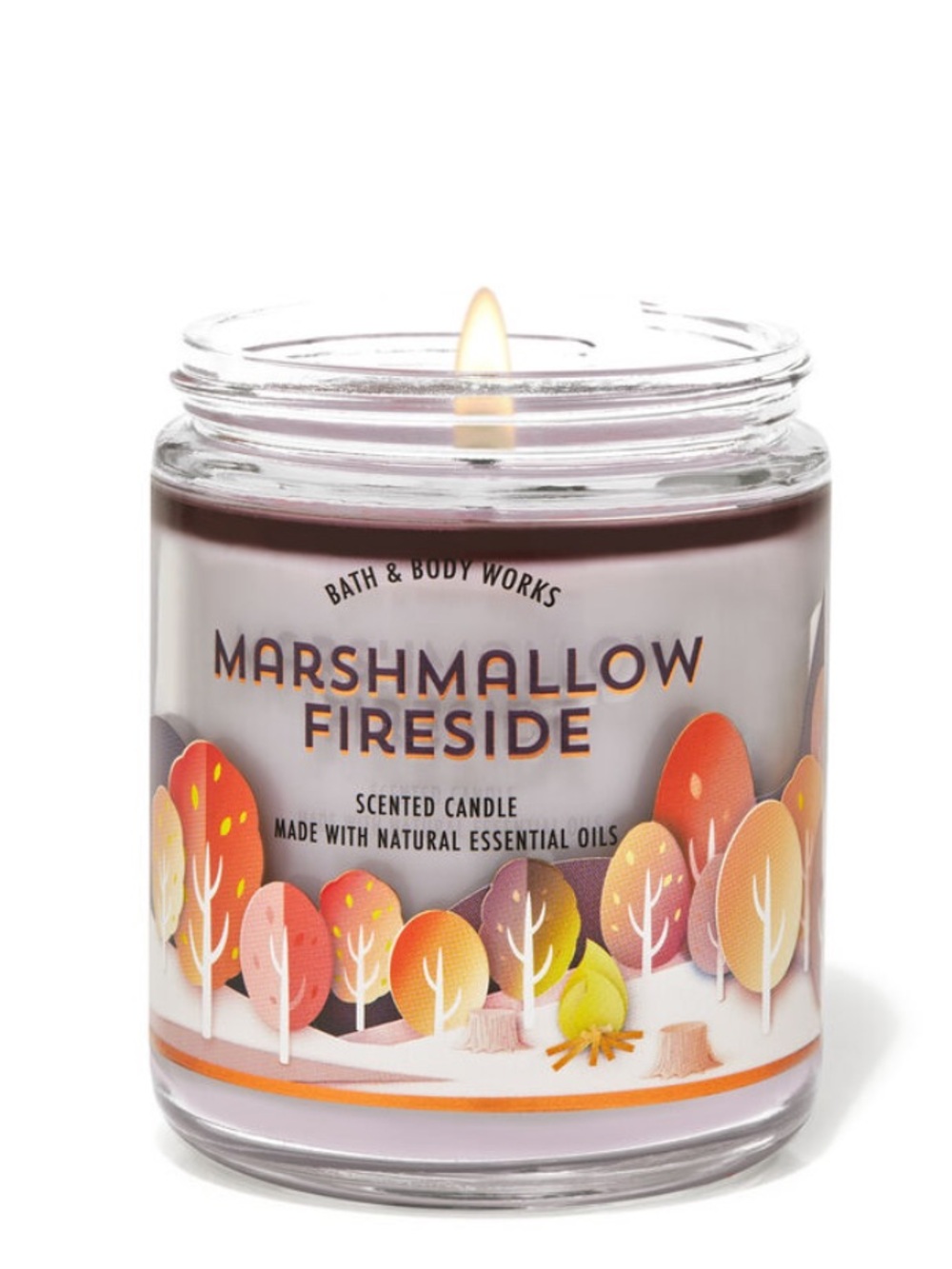 Marshmallow Fireside Single Wick Candle Bath and Body Works
